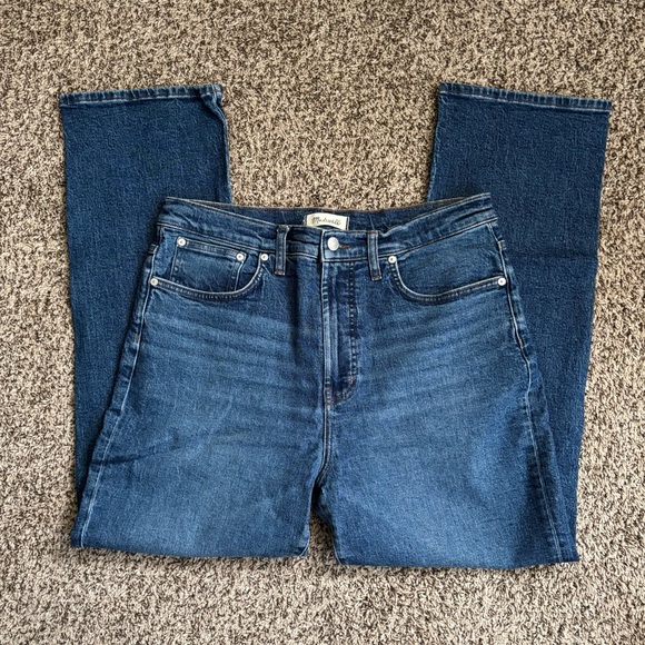 Madewell The 90’s Straight Jean in shade Barlow - Picture 4 of 8